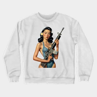 Pinup Girl Crewneck Sweatshirt